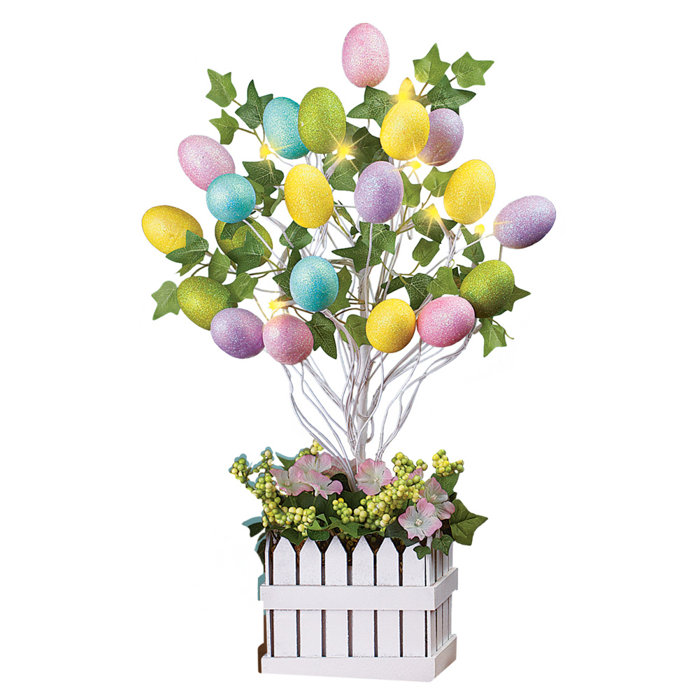 The Holiday Aisle® Easter Egg Tree Table Decoration & Reviews Wayfair
